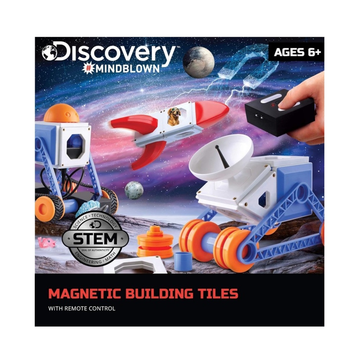 1200Wx1200H-1423005751-T Discovery Kids Magnetic Tiles with RC - Image 1