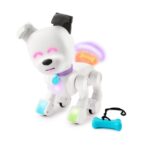 كلب روبوت تفاعلي من دوج اي مع اضواء LED ملونة، اكثر من 200 صوت وردة فعل