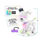 ⁦كلب روبوت تفاعلي من دوج اي مع اضواء LED ملونة، اكثر من 200 صوت وردة فعل⁩ - الصورة ⁦4⁩