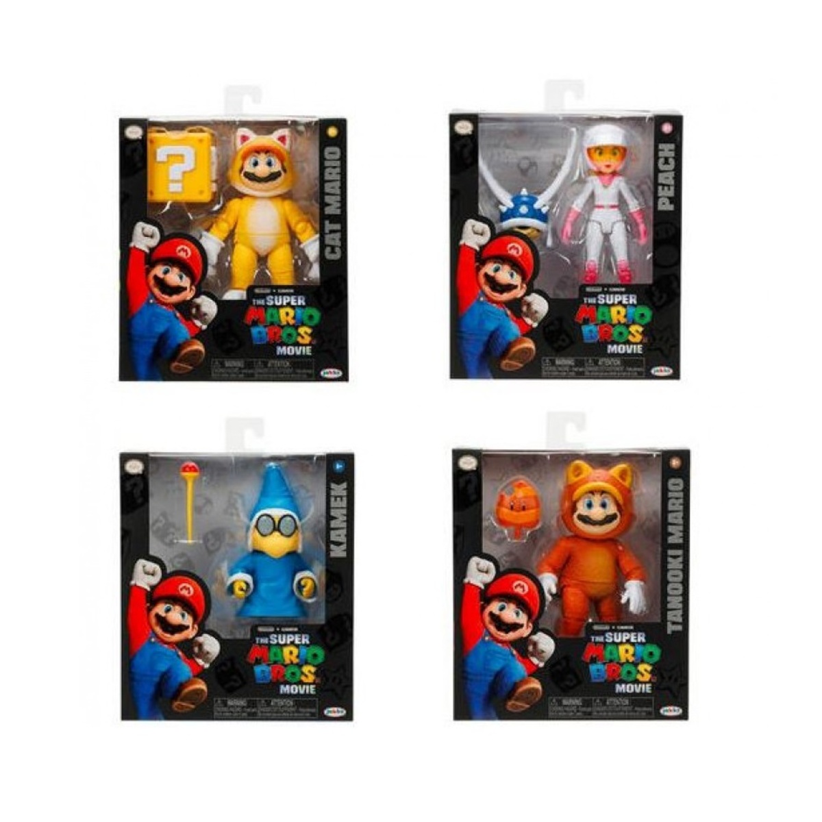 1200Wx1200H-41630-T Super Mario Movie 5 Inch Figure, Assorted 1 Piece - Image 1