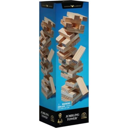 Game Jumbling Towers Wood in Shoe Box - 6065338-T