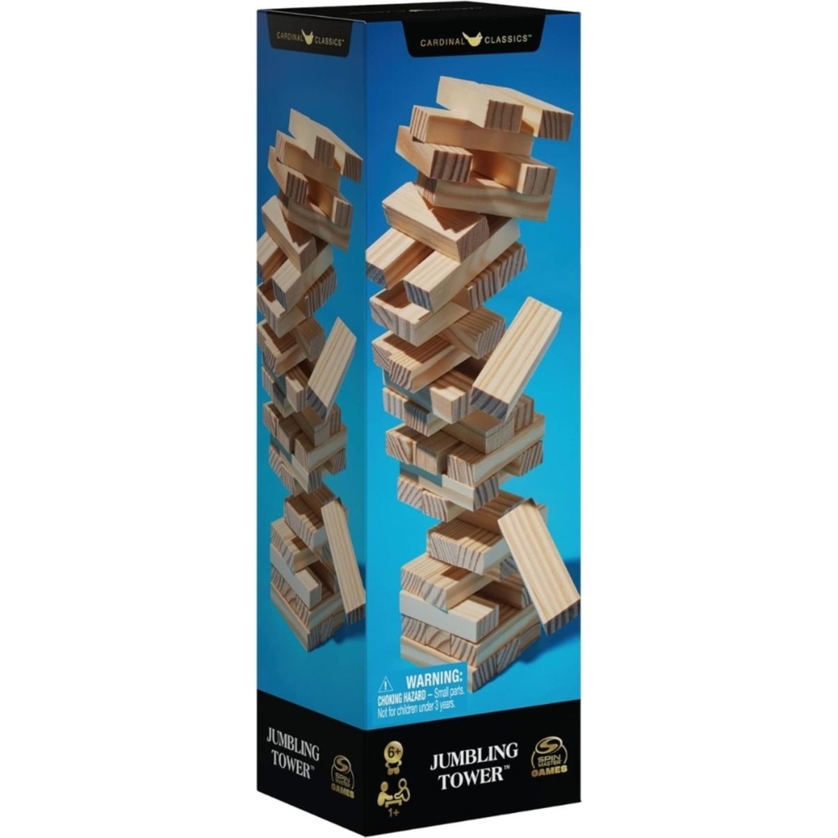 1200Wx1200H-6065338-T Game Jumbling Towers Wood in Shoe Box - 6065338-T - Image 1