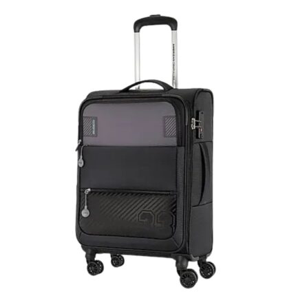American Tourister Majoris Plus Luggage Trolley Bag, 59 cm - Black
