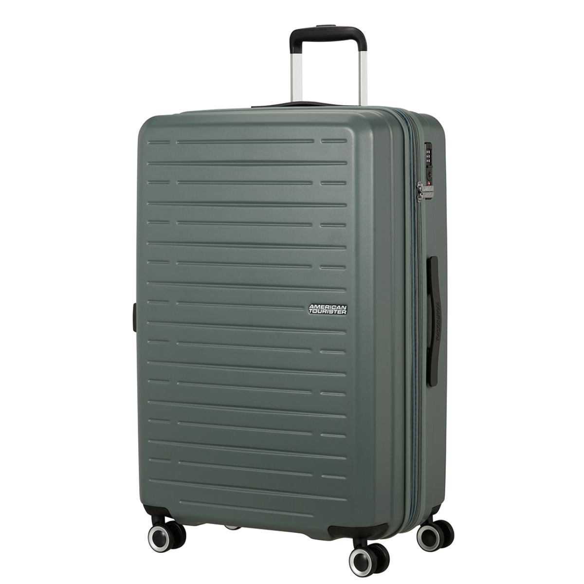 1200Wx1200H-MJ5X04905 American Tourister Aerojoy Spinner Trolley Bag, 81 cm - Dark Forest - Image 1