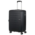 American Tourister Aerojoy Spinner Trolley Bag, 66 cm - Black