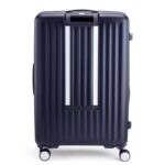 ⁦عربة سفر أمريكية من نوع ترينتو بأربع عجلات مصنوعة من البولي كربونات الصلب، 76 سم - أسود⁩ - الصورة ⁦4⁩