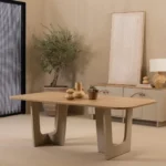 Rena 6 Seater Dining Table Oak